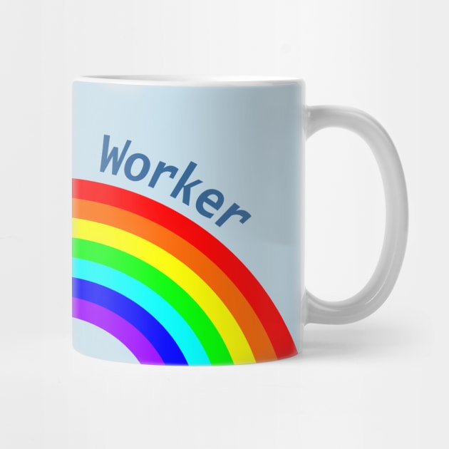 Essential Worker Rainbow by ellenhenryart